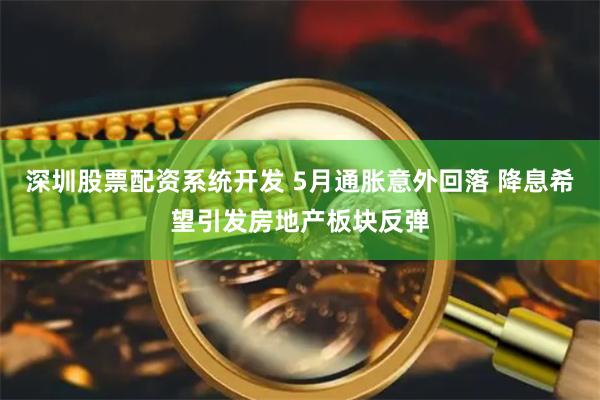 深圳股票配资系统开发 5月通胀意外回落 降息希望引发房地产板块反弹